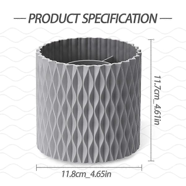 Makeup Brush Holder Storage Box, 360 Rotating Multifunctional Pen Holder, Storage Box, Can Store Lipstick, Comb, Beauty Tools (Grey)