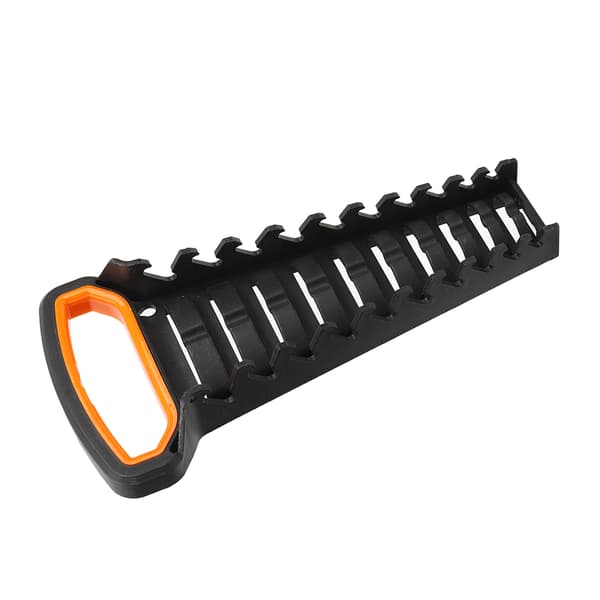 Self-locking Wall Mounted Tool Holder Wrench Organizer Storage Tray 10 Wrench Capacity