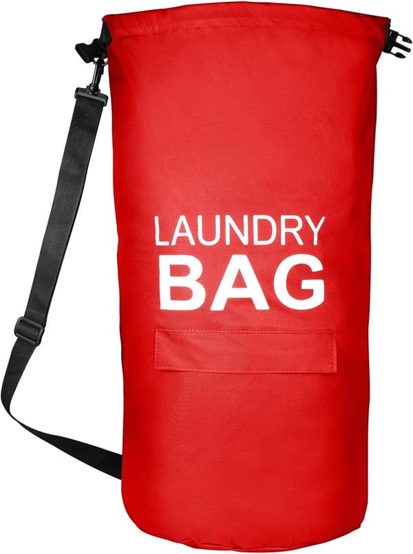 Laundry bag with a capacity of laundry baskets with handles