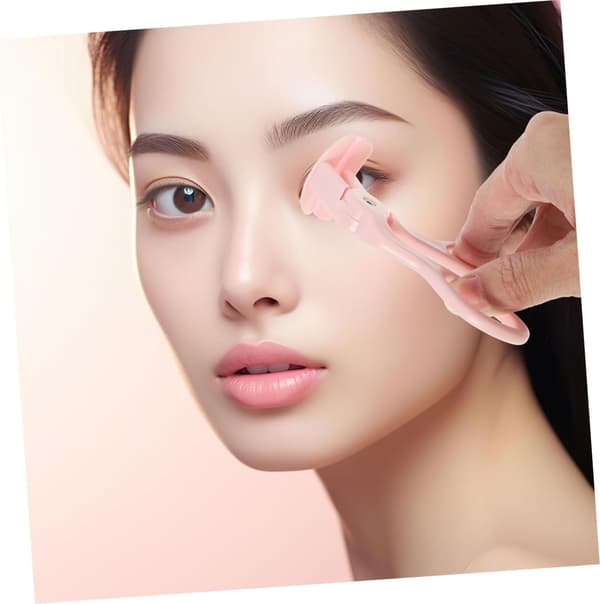 2 Pieces Mini Eyelash Curler Gentle Eyelash Styling Curler Compact Eye Beauty Tools Replacement for Makeup Accessories