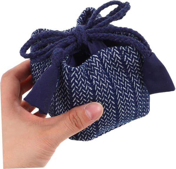 Denim Cosmetic Storage Bag, Small Makeup Organizer