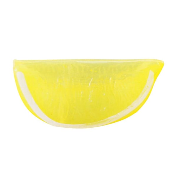 10 stk Mad Dekoration Livagtige Falske Frugt Citron Rekvisitter Realistiske Frugt Falsk Display Mad Gul 5,2 * 2,5 cm Yellow 5.2*2.5cm