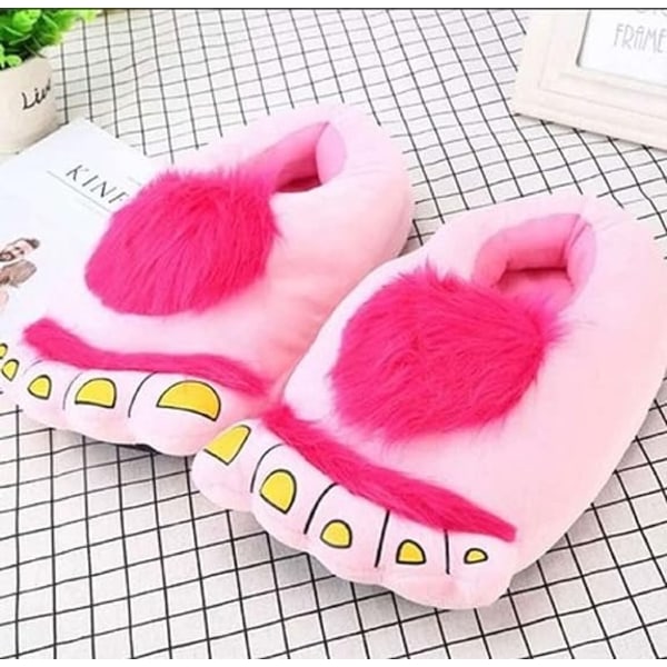 Men's Strange Adventure Slippers Winter Adult Plush Slippers Comfortable Soft Warm Cotton Slippers Foot length 23-25cm