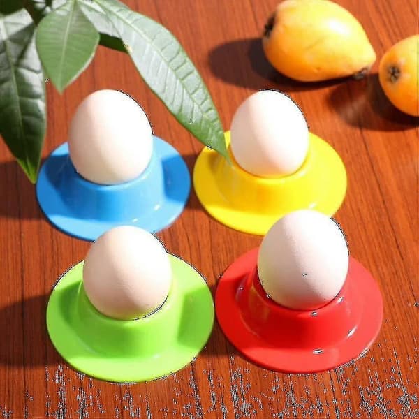 4 kpl värikkäitä silikonisia munakuppeja