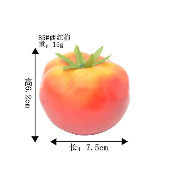 10 kpl Tekohedelmiä Simuloituja Vääriä Kasviksia Valokuvarekvisiitta Koti Sisustus