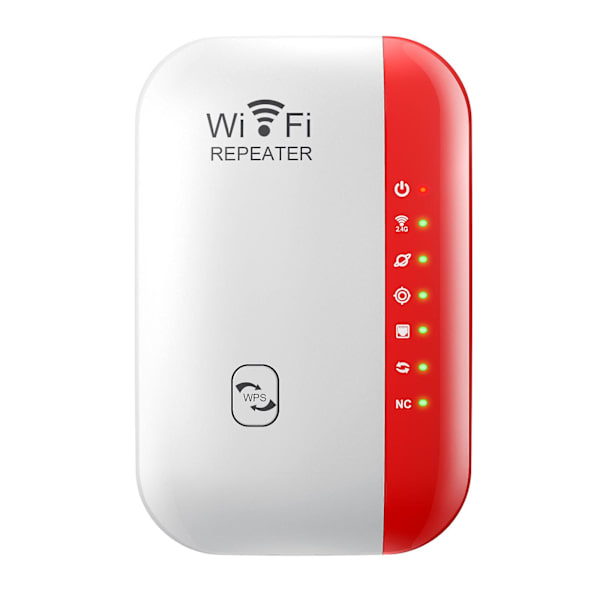 300 Mbps Mini Wifi-förstärkare Wifi-räckviddsförlängare Internetförstärkare Router Trådlös Repeater Amplifier Röd