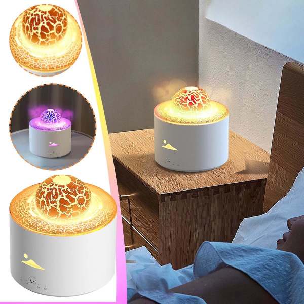 Flame Planet Aroma Diffuser White White