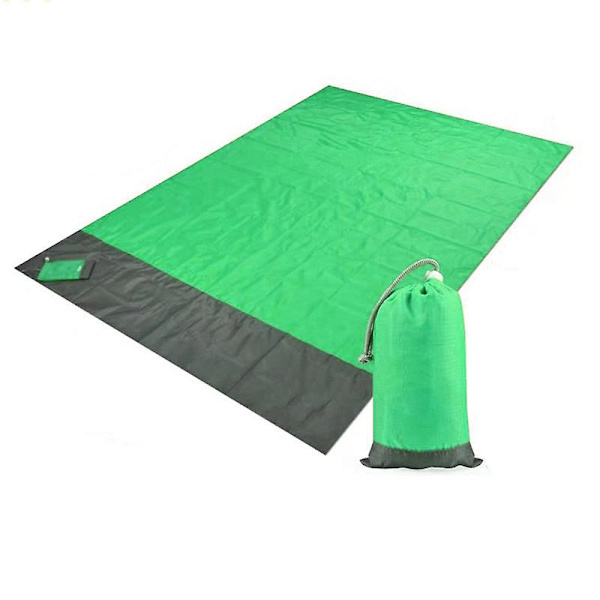 1 stk Lett Sandfri Strandmatte Vanntett Foldbar Matte For Camping Utendørsaktivitet