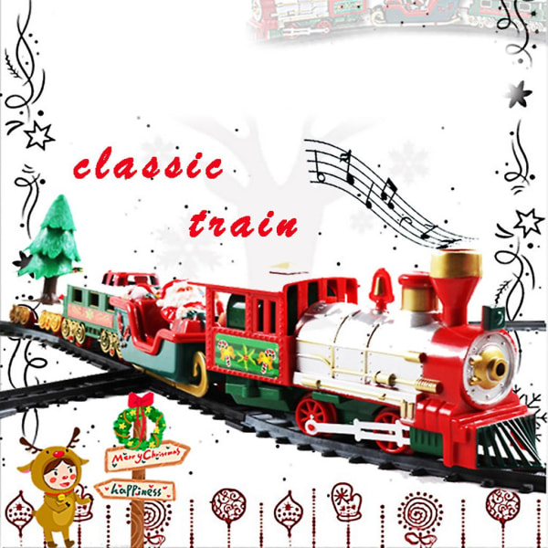 22-pack musikaliskt tågset för julfest Set Realistiskt ljud Ljus