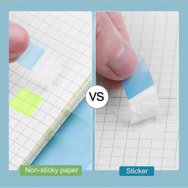540 Stykker Transparente Selvklæbende Noter Sidemarkører Bogmærker Selvklæbende Noter