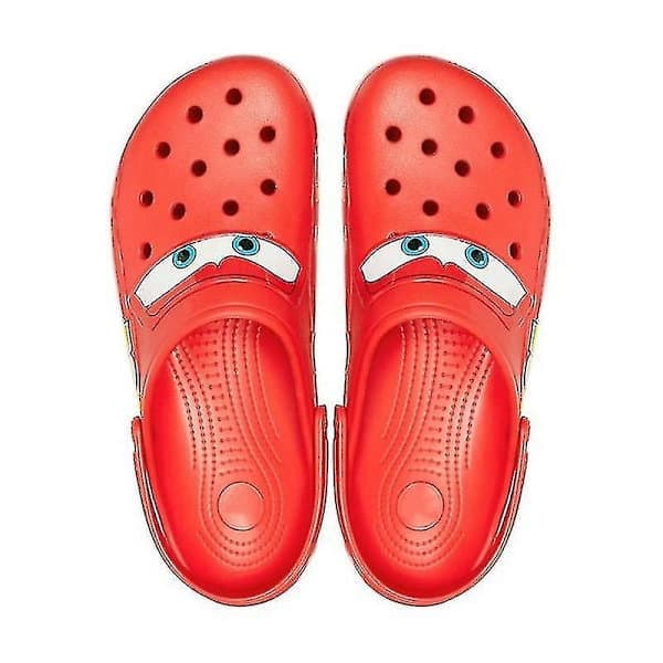 UNISEX Crocs Classic Clogs Lynet McQueen Biltøfler Kompatibel med Nye-Perfekt Hvit hvit hvit 41 hvit 41 hvit 41 white 41