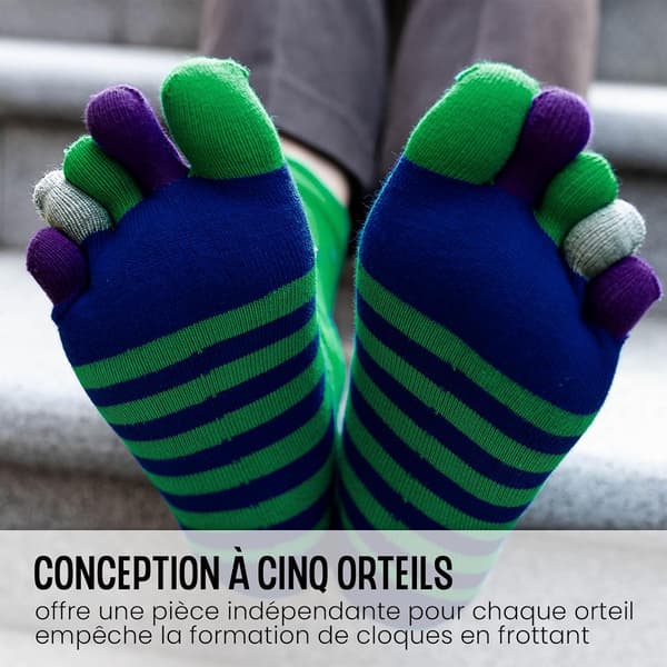 Herr 5-sormisukat Split Toe -sukat, Urheilu Herr Toe Sock Five