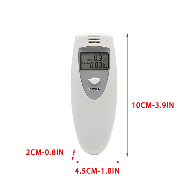 Digitalt Andedräktsalkoholtest Alkometer Etanol Andedräktsalkoholtest Etanoldetektor För Nyckelring Etanoltest