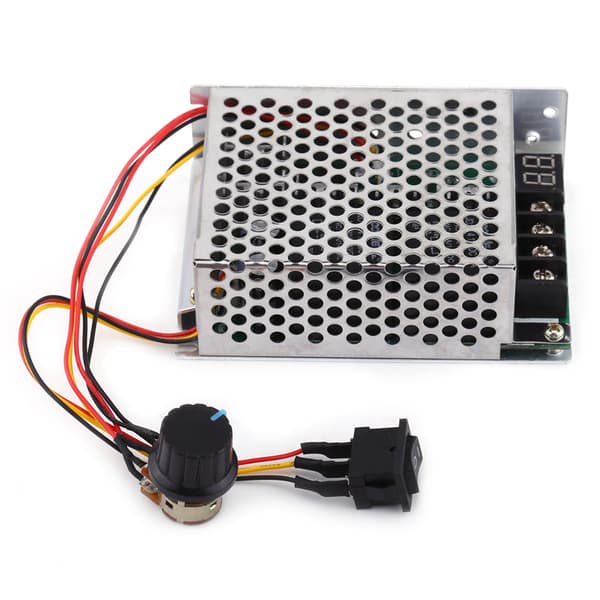 Digital Display DC Motor Hastighedsregulator 10V til 55V 40A med Frem/Tilbage-kontakt