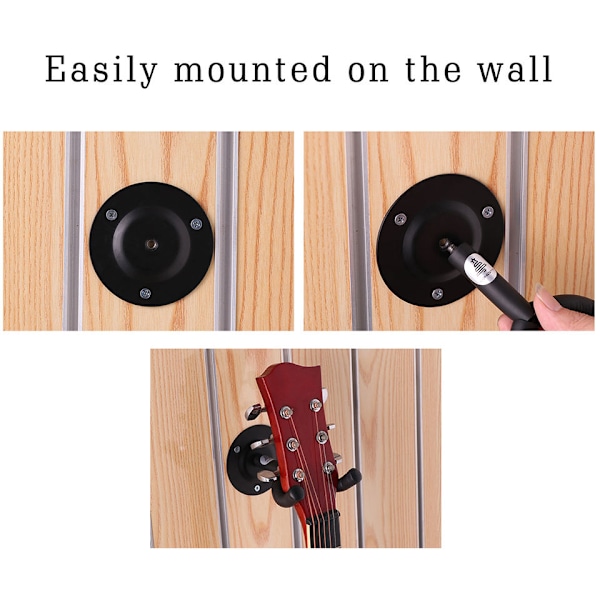 Väggfäste för Ukulele - Stativ för Ukulele, Banjo och Mandolin - 2-pack