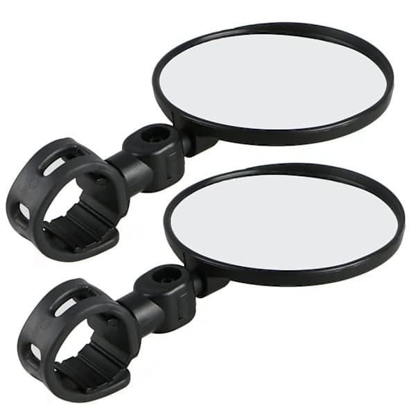 Motorcycle Rearview Mirrors Wide Angle Convex Adjustable Durable Quick Release Pair For Driving