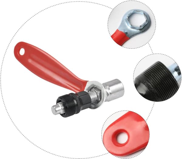 Mountain Bike Crank Arm Removal Tool Kit, Carbon Steel Crank Puller