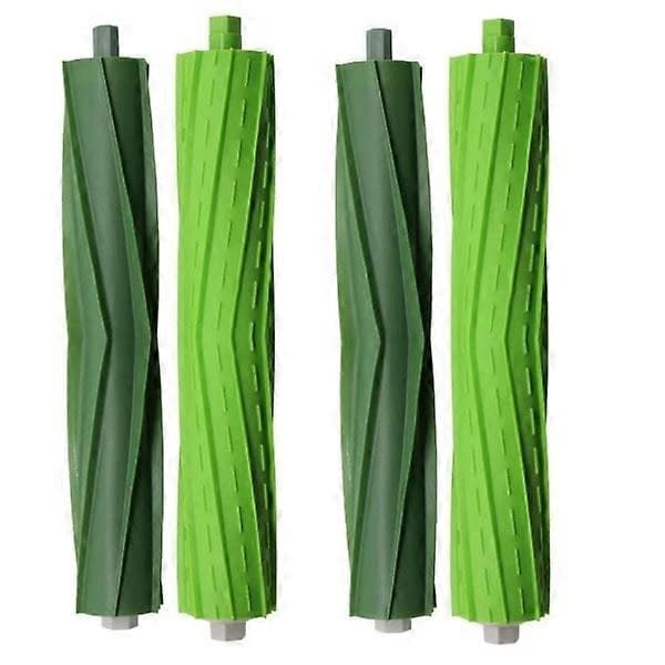 Gummi-/rullborste 4-pack Grön iRobot Roomba e/i/j-serien Grön