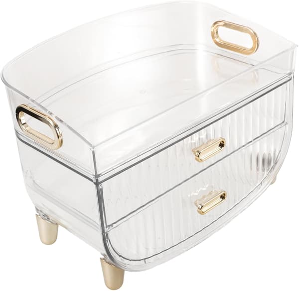Large Makeup Box Desktop Jewelry Box Makeup Tool Organizer Skincare Organizer