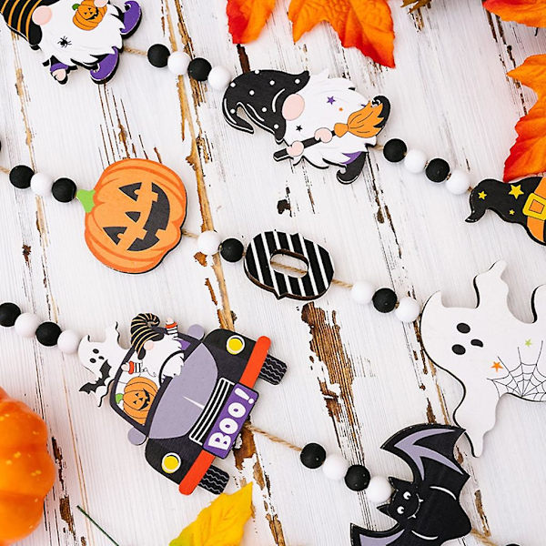 DwarfCute Halloween-tunnelmanukke Puinen Tonttu Koriste Ripustus 3 Tyyliä -Kääpiö