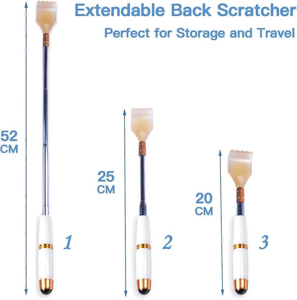 Back Scratcher, Manual Back Massager Body Relaxation Massager Long Back Scratcher
