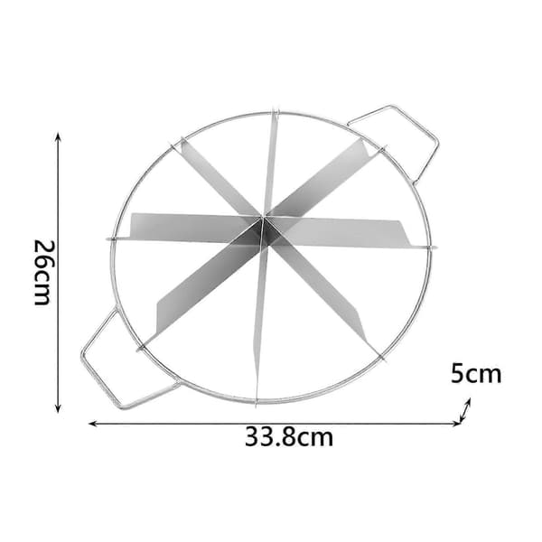 Cake Portion Marker Baking Tool Pie and Cake Marker Equal Pizza Cutter (FMY) 8 Slice 8 Slice