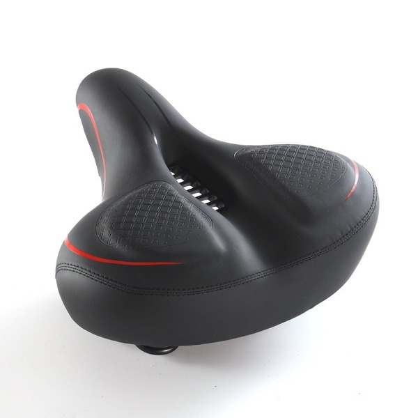 Overdimensioneret cykelsæde til cykel komfort sædepude kompatibel med landevejs- eller motionscykler, bred cykelsadel