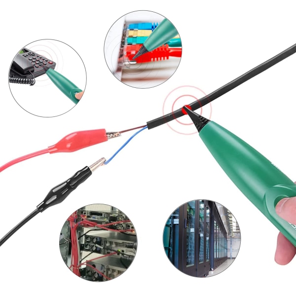 Kabelspårare, kabeldetektor Kabelbrottstestare upptäcktes omedelbart Kabelbrottsdetektor Robotgräsklippare Nätverksunderhåll Sn