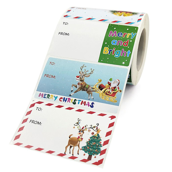 Gave Navnelapper Juler Etiketter Gaveforseglingsetiketter Juler Dekaler Gaveposer