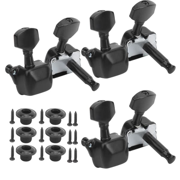 Svart Halvstegs Gitarr Capo for Elgitar Musikkutstyr