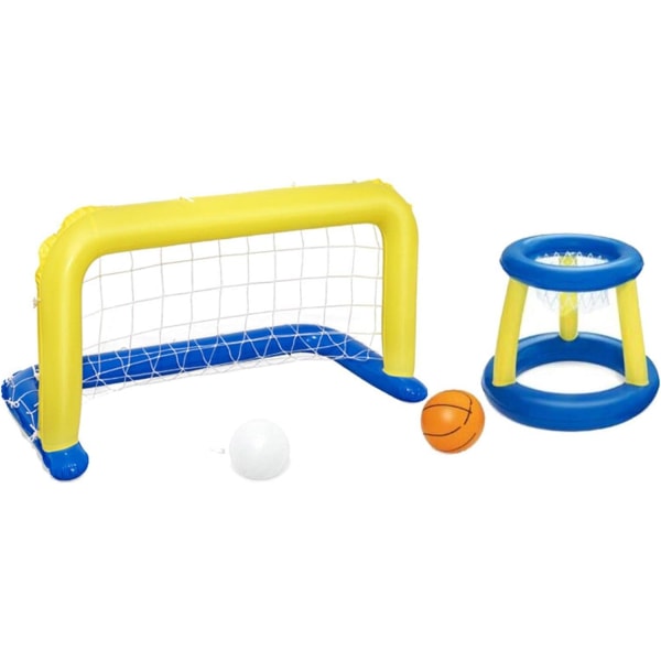 Uppblåsbar poolvolleyboll, basket, volleyboll, flytande leksak för poolen, basket, vattensporter