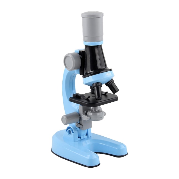Led Kids Science Leksaker För Studenter Mikroskop Nybörjare Pedagogisk Toy BirthdayBlue Blue