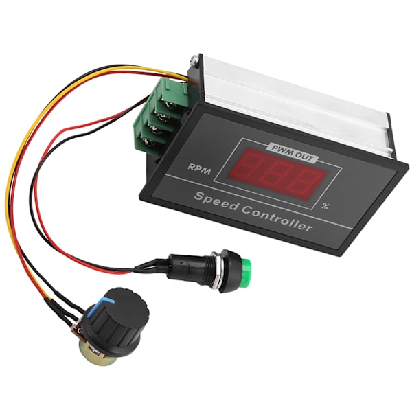 PWM DC Motor Speed Controller 6V to 60V 30A with Start Stop Switch