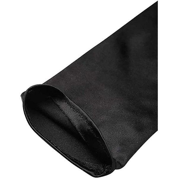 Långa Satin Armbågsstretchhandskar 1920-tals Operahandskar Damkvällspartydanshandskar