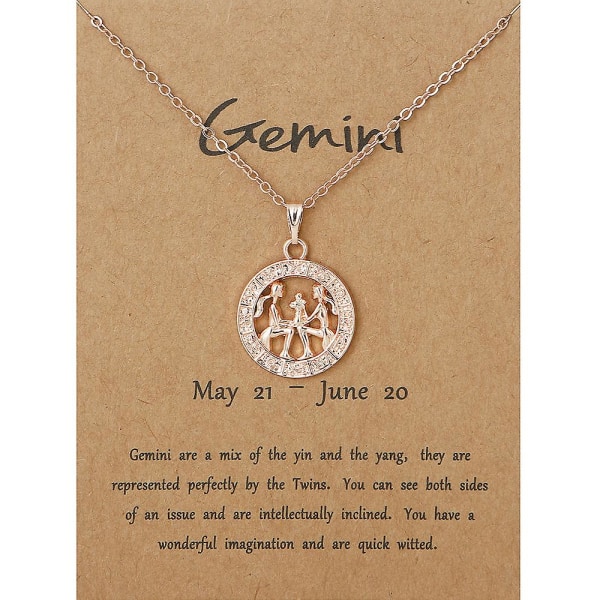 Horoskooppi kaulakoru 12 horoskooppimerkki riipus 3d kaulakoru Ystävyys Korut Lahja Tytöt Naiset Botao