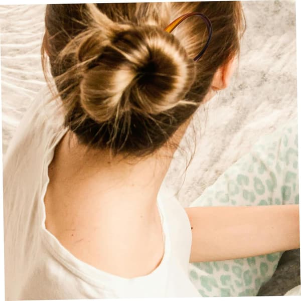 4 stk U-formede hårnåle Piger Hårnåle Stick Updo Chignon Nål til Kvinder Brude Rodet Knold