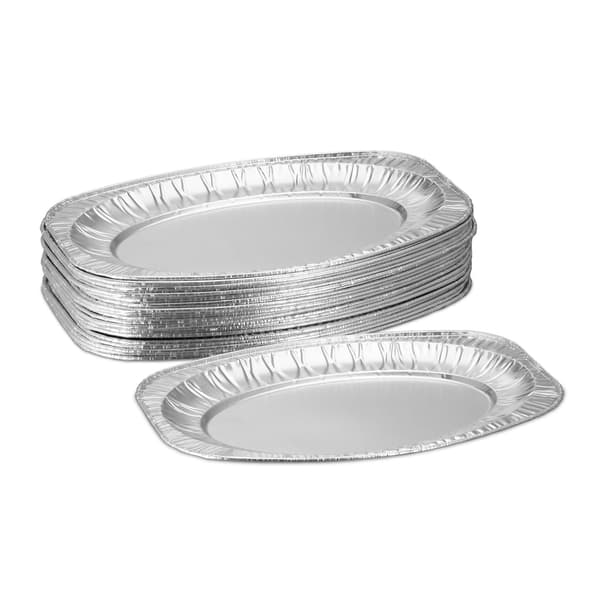 Serveringsbakker i aluminium, sæt med 25 660 660