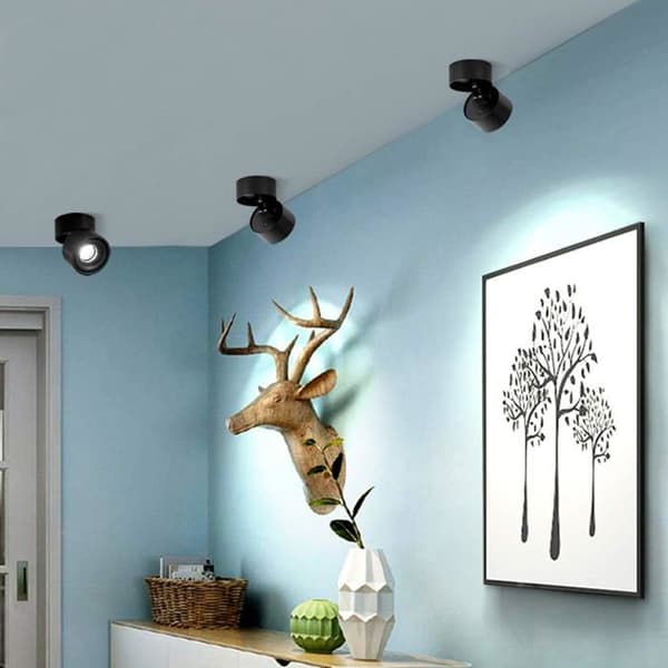 10W LED Ceiling Spotlights, Ceiling Lamp, Spot Lamp, LED Ceiling Lighting, 10x10cm (White Light - 6000K) [Energy Class A+]