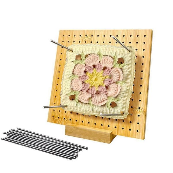 Crochet Blocking Board Handmade Knitting Blocking Mat Granny Squares - Perfect Gift for Mothers & G