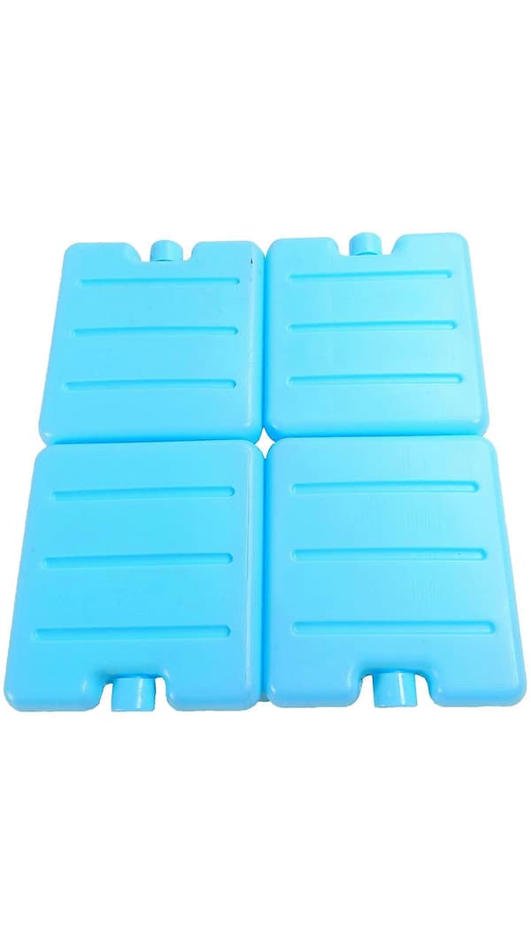 Ice Packs (4-Pack) Lunch Box Ice Pack Refrigerator Ice Pack Long Lasting Lunch Ice Pack Ultra Thin Reusable Freezer Bag Freezer Ice Pack (Teal)