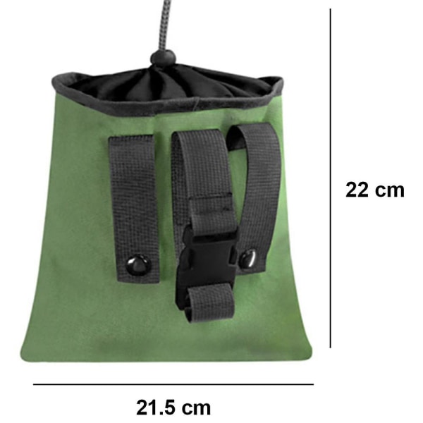 Plukkpose Fruktplukkpose Vaskbar Samlepose Frøsamlepose Delpose Utstyr Utendørs Hærgrønn Army Green
