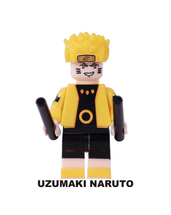 8-pak Naruto Uzumaki Naruto Samlerobjekt Minifigurer Legetøj til Børn