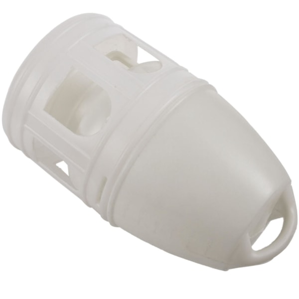5x Fjernbar hvit plastdrikker med håndtak kompatibel med duer Fugleutstyr 29 cm X 17 cm