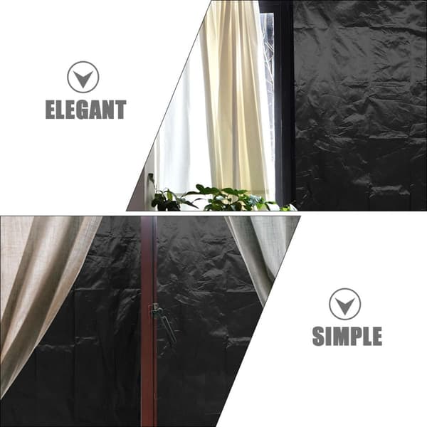 Portable Blackout Curtain for Windows with Privacy Protection and Simple Elegant Design