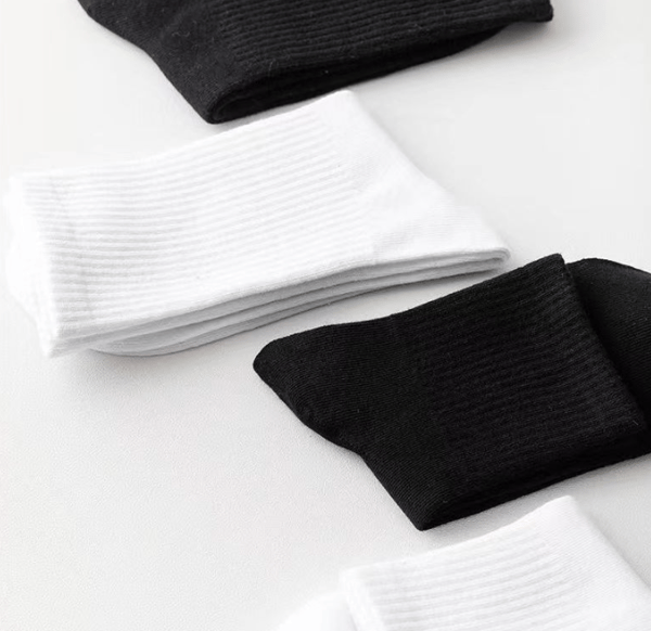 Set med 10, 2-färgade one size vuxna herrars halv mjuka kuddar