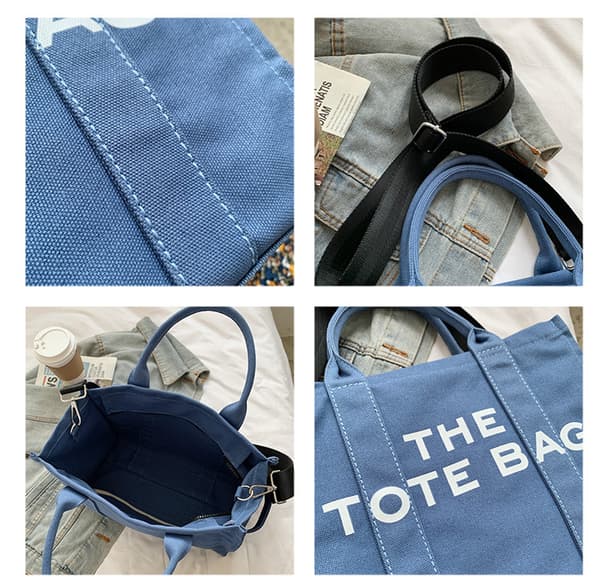Dametaske, Mini Canvas Crossbody-tasker til kvinder