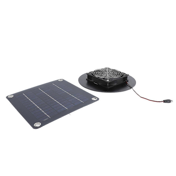 20W Solardriven Utsugsfläkt Mångsidig Högeffektiv Monokristallin Solarfläkt för Husbil Yacht