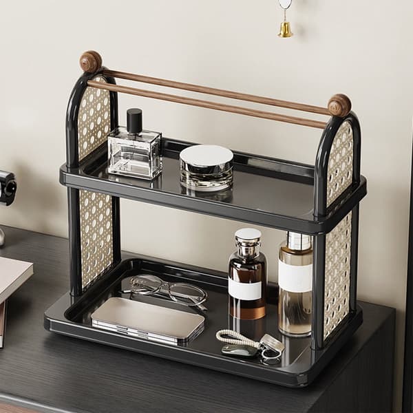 3-Tier Storage Organizer for Coffee Pods, Spice Rack Holder for Kitchen Counter with Drawer
