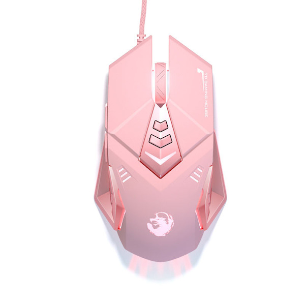 2.4G S6 Rose Wireless Silent Gaming Mouse - Optical USB Wired Mouse