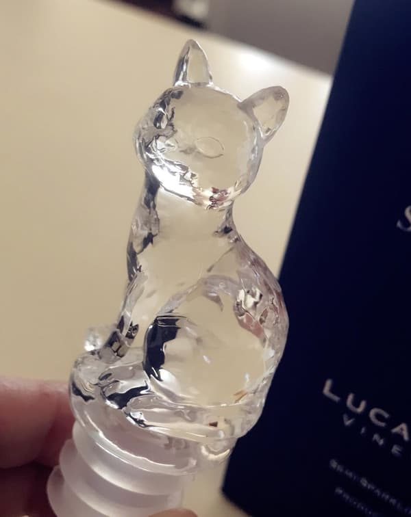 Vinkork til champagneflasker (transparent kat)